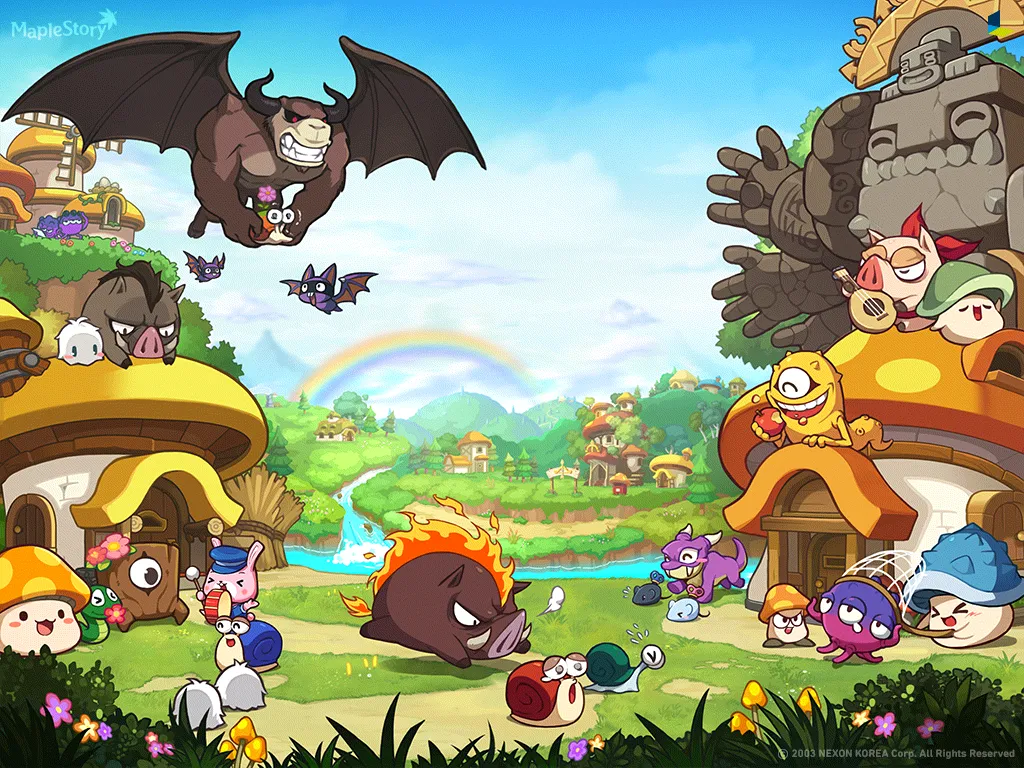 메이플 필수 정보 가이드 배경